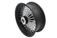 HARLEY 16 inch x 5.5 inch King Spoke Rear Wheel Black/Chrome Fits 0-  Custom, Application