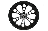 HARLEY 18 inch x 3.5 inch Kool Kat Front Wheel Black Cut Fits 0-  Custom, Application