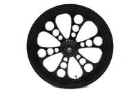 HARLEY 18 inch x 3.5 inch Kool Kat Front Wheel Black Cut Fits 0-  Custom, Application