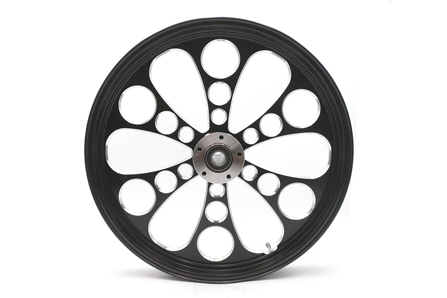 HARLEY 21 inch x 2.15 inch Kool Kat Front Wheel Black Cut Fits 0-  Custom, Application