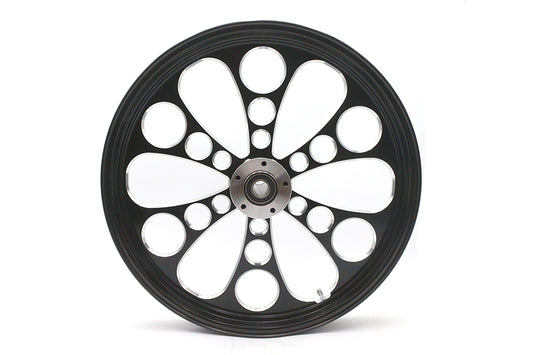 HARLEY 21 inch x 2.15 inch Kool Kat Front Wheel Black Cut Fits 0-  Custom, Application