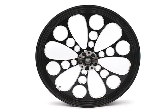 HARLEY 21 inch x 2.15 inch Kool Kat Front Wheel Black Cut Fits 0-  Custom, Application