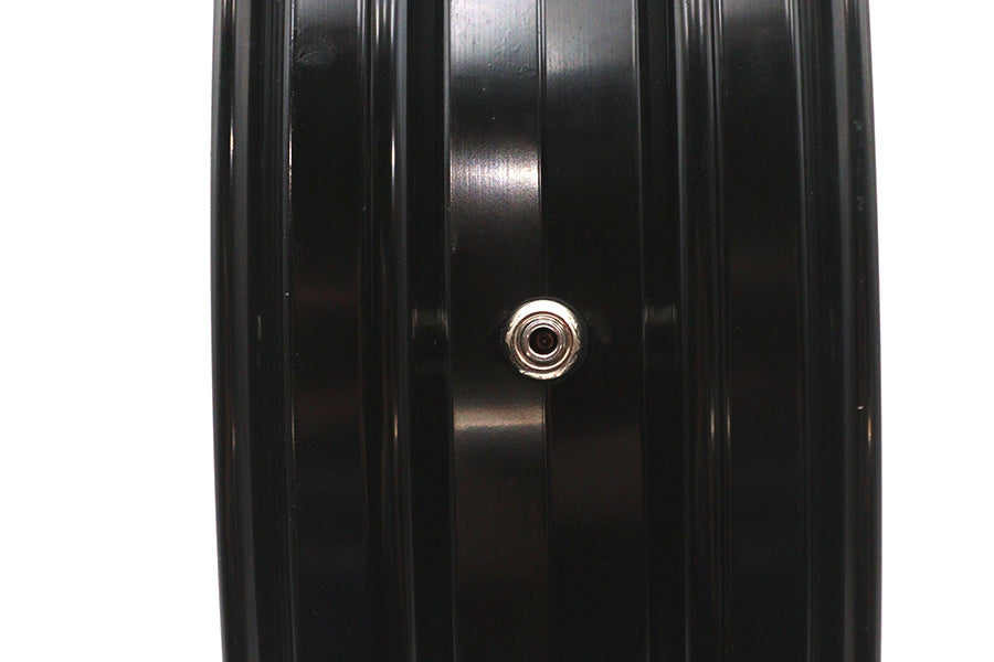 HARLEY 18 inch x 3.5 inch Kool Kat Front Wheel Black Cut Fits 0-  Custom, Application