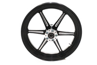 HARLEY 18 inch x 3.5 inch Revolver Front Wheel Black Cut Fits 0-  Custom, Application