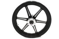 HARLEY 18 inch x 3.5 inch Revolver Front Wheel Black Cut Fits 0-  Custom, Application