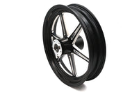 HARLEY 18 inch x 3.5 inch Revolver Front Wheel Black Cut Fits 0-  Custom, Application