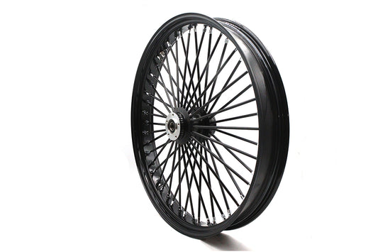 HARLEY 30 inch x 4.0 inch King Spoke Front Wheel Black Fits 0-  Custom, Application
