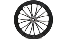 HARLEY 21 inch x 3.5 inch Manhattan Front Wheel Black Cut Fits 0-  Custom, Application