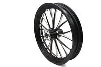 HARLEY 21 inch x 3.5 inch Manhattan Front Wheel Black Cut Fits 0-  Custom, Application