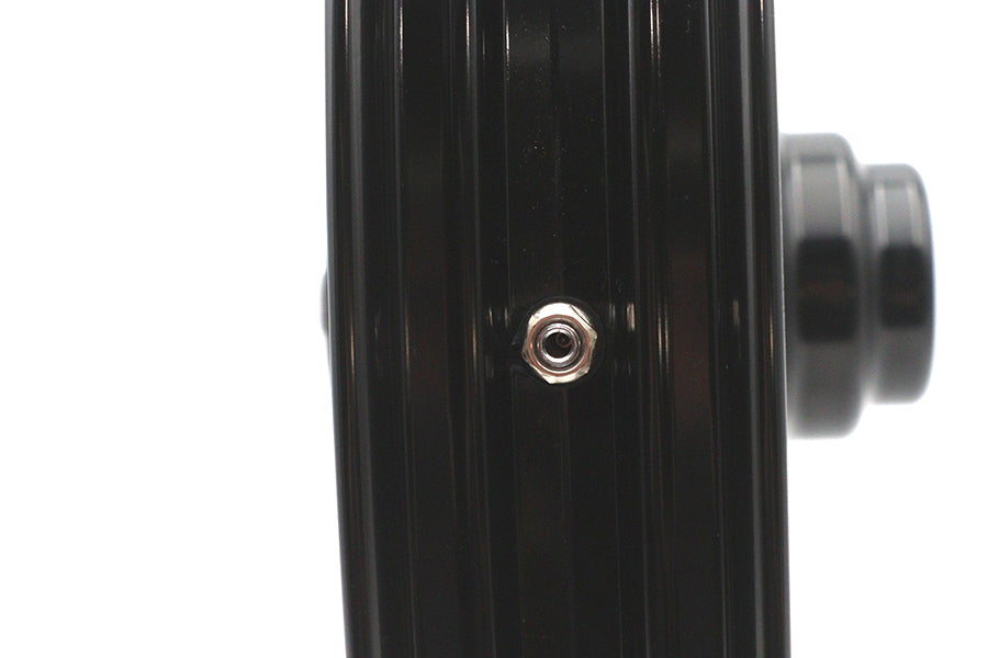 HARLEY 21 inch x 2.15 inch Revolver Front Wheel Black Cut Fits 0-  Custom, Application