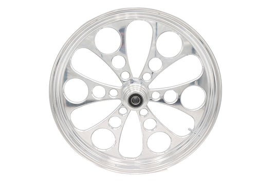 HARLEY 23 inch x 3.5 inch Kool Kat Front Wheel Polished Aluminum Fits 0-  Custom, Application
