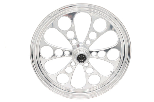 HARLEY 21 inch x 3.5 inch Kool Kat Front Wheel Polished Aluminum Fits 0-  Custom, Application