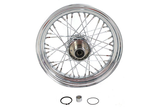 HARLEY 16 inch x 3.00 inch Replica Front Spoke Wheel Fits 1997-1999 FLST,