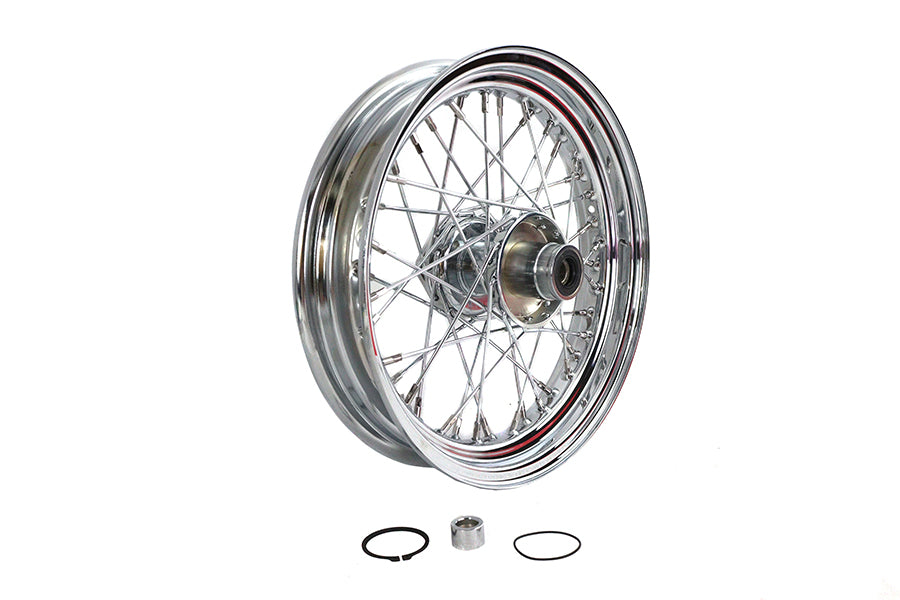 HARLEY 16 inch x 3.00 inch Replica Front Spoke Wheel Fits 1997-1999 FLST,