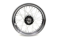 HARLEY 16 inch x 3.00 inch Replica Front or Rear Spoke Wheel fits 1936-1940 EL,  1941-1966 FL,  1937-1948 UL,  1936-1952 WL,