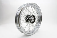 HARLEY 16 inch x 3.00 inch Replica Front or Rear Spoke Wheel fits 1936-1940 EL,  1941-1966 FL,  1937-1948 UL,  1936-1952 WL,