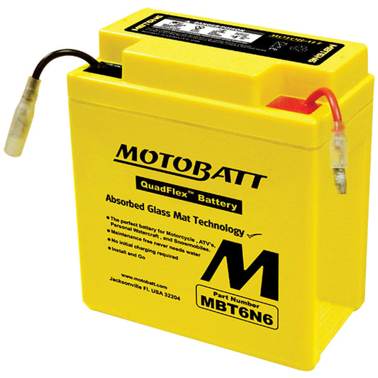 HARLEY Motobatt Mini 6 Volt Battery Fits 0-  Custom, application