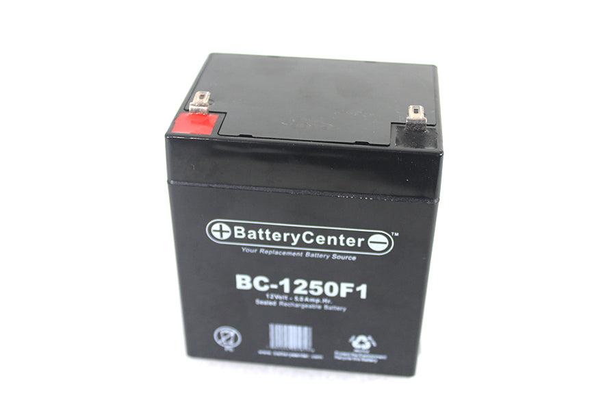 HARLEY 12 Volt 5 AH Rechargeable Sealed Battery Fits 1936-1952 EL,   1941-1964 FL,