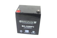 HARLEY 12 Volt 5 AH Rechargeable Sealed Battery Fits 1936-1952 EL,   1941-1964 FL,