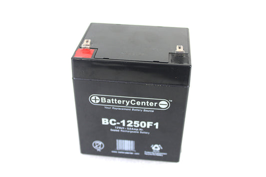 HARLEY 12 Volt 5 AH Rechargeable Sealed Battery Fits 1936-1952 EL,   1941-1964 FL,