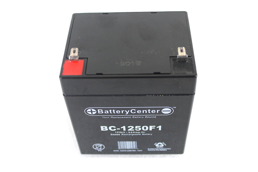 HARLEY 12 Volt 5 AH Rechargeable Sealed Battery Fits 1936-1952 EL,   1941-1964 FL,