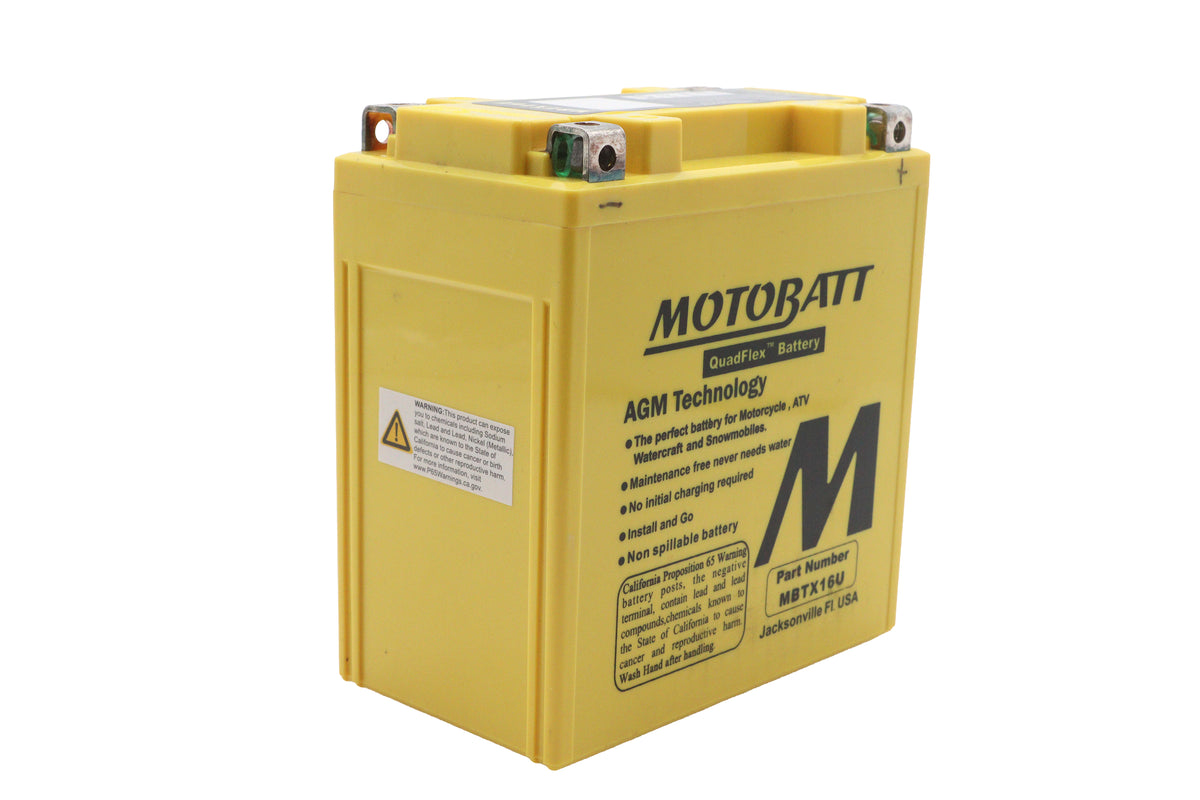 HARLEY MotoBatt 12 Volt AGM Fully Sealed Yellow Battery Fits XL 2004-UP,