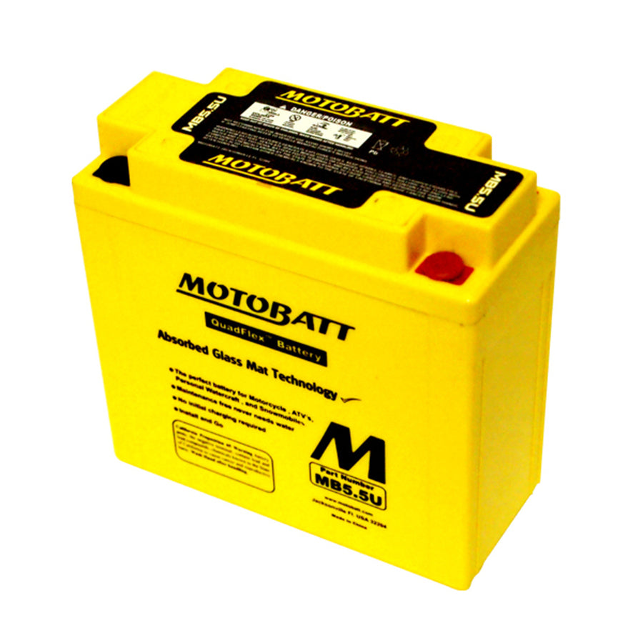 HARLEY MotoBatt Mini 12 Volt Battery Fits Custom 0- , application for Panhead with 12 volt conversio