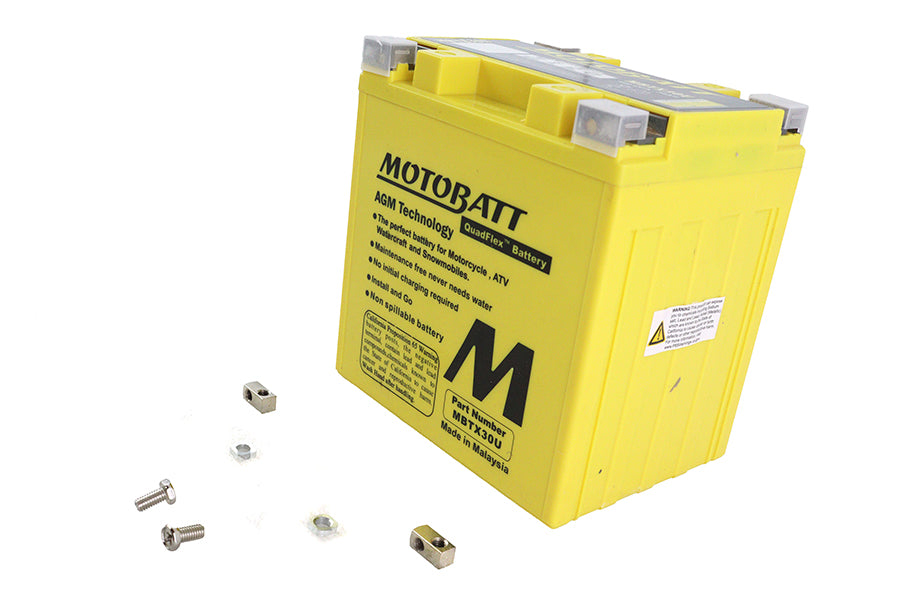 HARLEY MotoBatt 12V AGM Yellow Battery Fits FLT 1997-UP,   FLHR 1997-UP,
