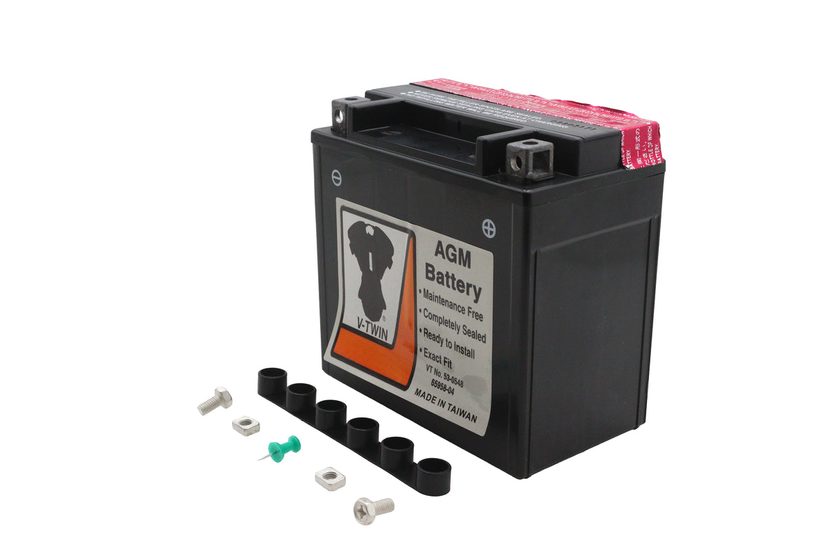 HARLEY 12 Volt Dry Charged Replacement Battery Fits XL 2004-UP,