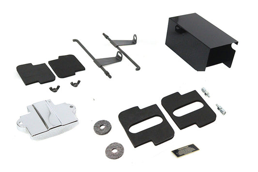 HARLEY 12 Volt Battery Box kit Fits 1941-1964 FL,