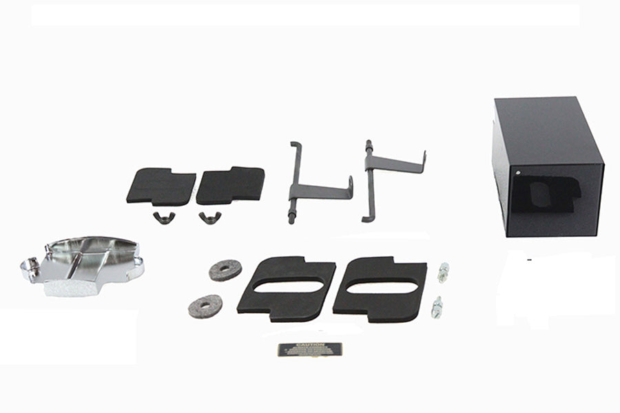 HARLEY 12 Volt Battery Box kit Fits 1941-1964 FL,