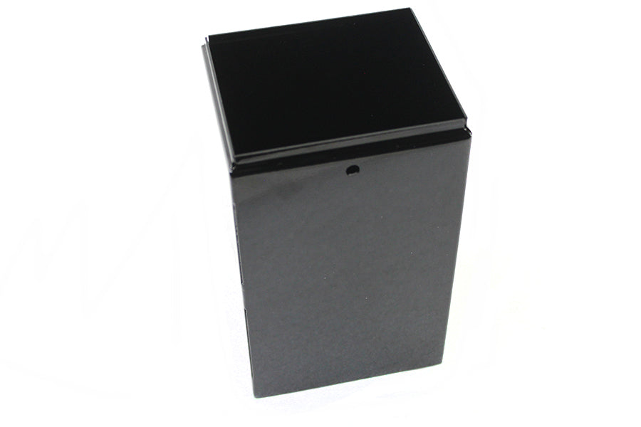 HARLEY H-2 Steel Battery Box Black Fits 0-  Custom, application for 6 or 12 Volt mini battery
