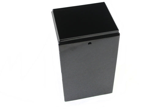 HARLEY H-2 Steel Battery Box Black Fits 0-  Custom, application for 6 or 12 Volt mini battery