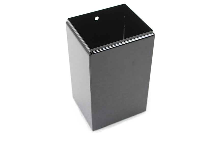 HARLEY H-2 Steel Battery Box Black Fits 0-  Custom, application for 6 or 12 Volt mini battery