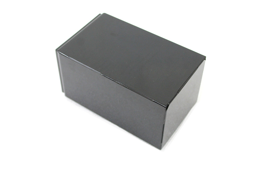 HARLEY H-2 Steel Battery Box Black Fits 0-  Custom, application for 6 or 12 Volt mini battery