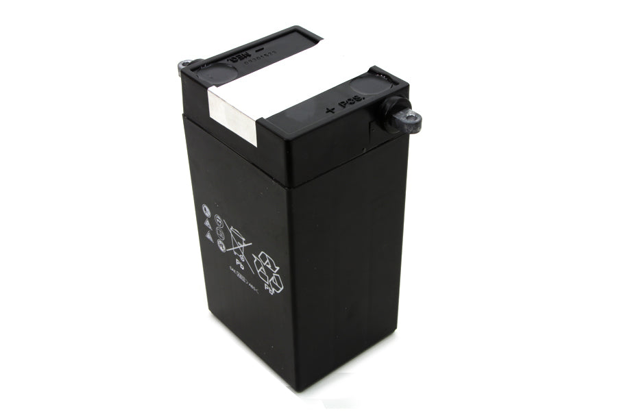 HARLEY H-2 6 Volt Battery without Vent Tube Black Fits 1929-1952 WL,   1930-1934 VL,   1936-1940 EL,