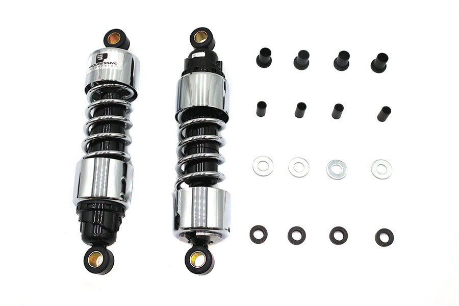 HARLEY 11-1/2 inch Progressive 412 Series Shock Set Fits 1980-1984 FLT,   1980-2005 FLHT,   1985-200