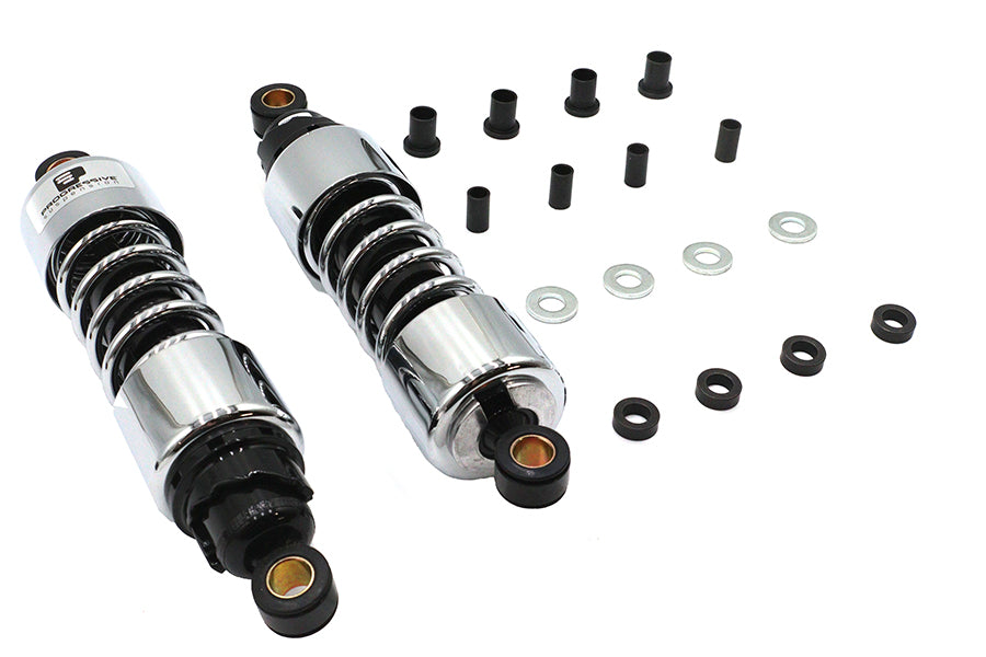 HARLEY 11-1/2 inch Progressive 412 Series Shock Set Fits 1980-1984 FLT,   1980-2005 FLHT,   1985-200