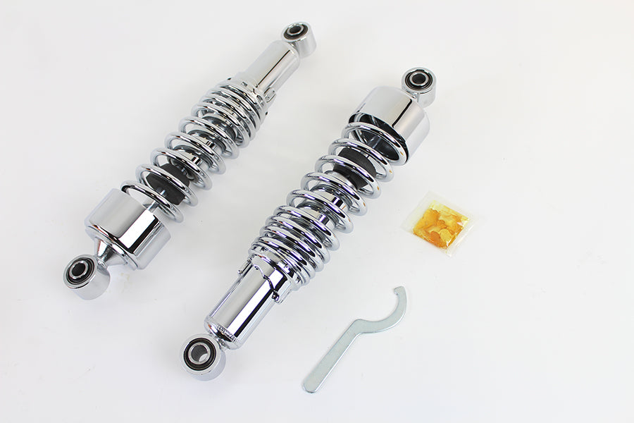 HARLEY 13 inch Dura AEE Series Shocks Chrome Fits 1985-2023 FLHT,   1985-2023 FLHR,   1985-2023 FLHX