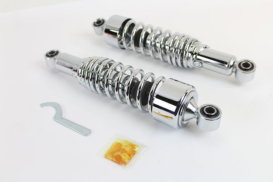 HARLEY 13 inch Dura AEE Series Shocks Chrome Fits 1985-2023 FLHT,   1985-2023 FLHR,   1985-2023 FLHX
