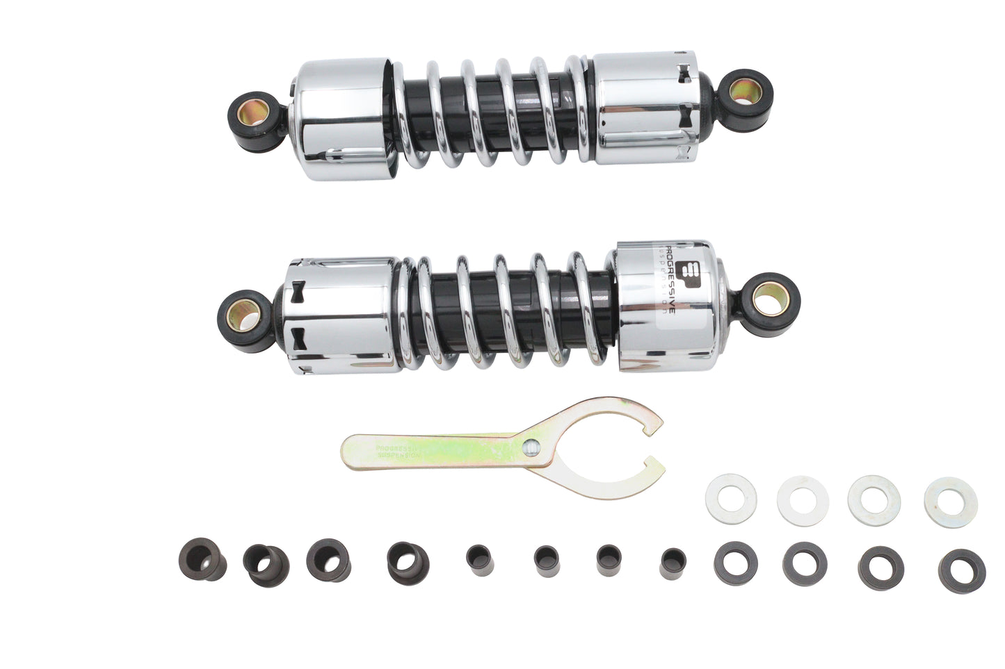 HARLEY 11 inch Progressive 412 Series Shock Set Fits 1980-2005 FLHT,   1980-1984 FLT,   1985-2005 FL