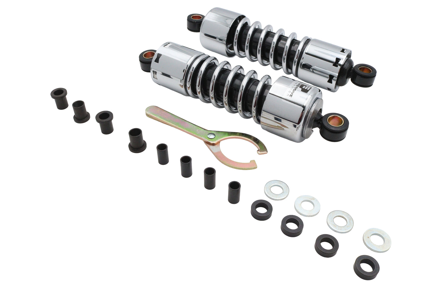 HARLEY 11 inch Progressive 412 Series Shock Set Fits 1980-2005 FLHT,   1980-1984 FLT,   1985-2005 FL