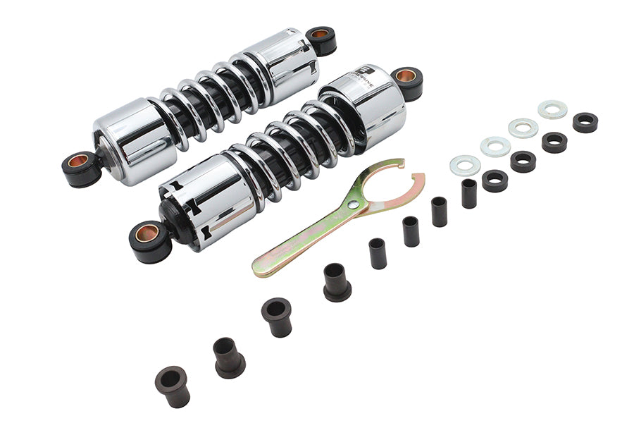 HARLEY 11 inch Progressive 412 Series Shock Set Fits 1980-2005 FLHT,   1980-1984 FLT,   1985-2005 FL