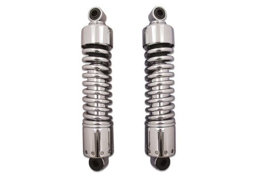 HARLEY 12 inch AEE Shock Set with Exposed Springs Fits 1972-1984 FL,   1973-1984 FX,   1973-1984 FXE