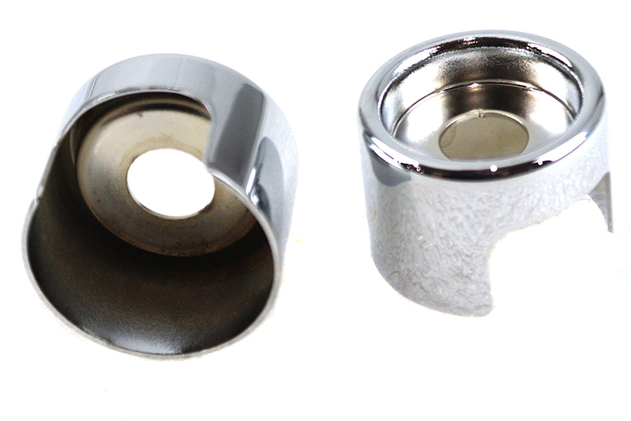 HARLEY Upper Shock Stud Covers Chrome Tall Style Fits 2004-UP XL,