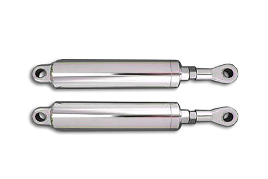 HARLEY 11 inch Shock Set Chrome Billet Fits 1989-1999 FXST,   1989-1999 FLST,