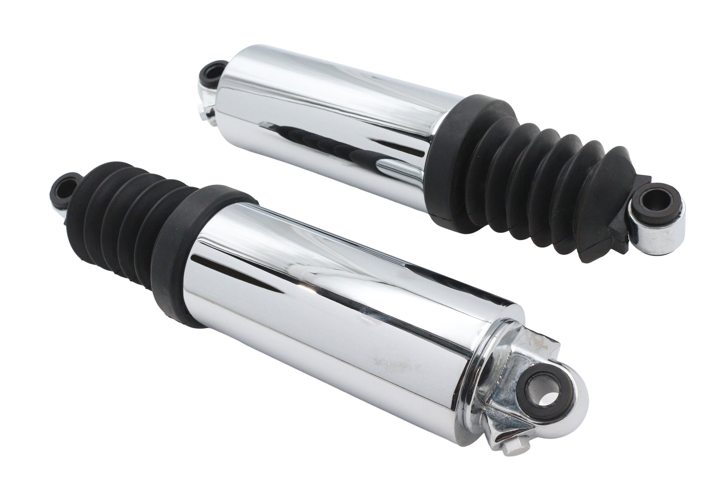 HARLEY AEE Chrome Low Touring Air Shock Set Fits 1997-2008 FLHT,   1997-2008 FLT,   1997-2008 FLTR,