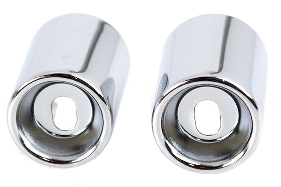 HARLEY Upper Shock Stud Covers Chrome Tall Style Fits 1965-1974 XL,   1965-1965 FL, Early 1965 1970-