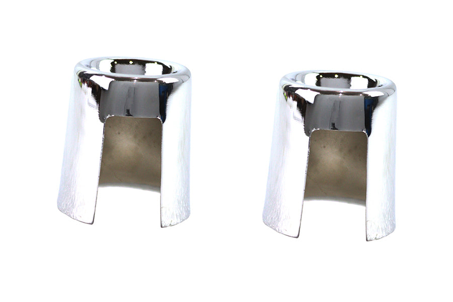 HARLEY Upper Shock Stud Covers Chrome Short Style Fits 1975-1981 XL,