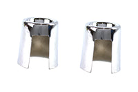 HARLEY Upper Shock Stud Covers Chrome Short Style Fits 1975-1981 XL,